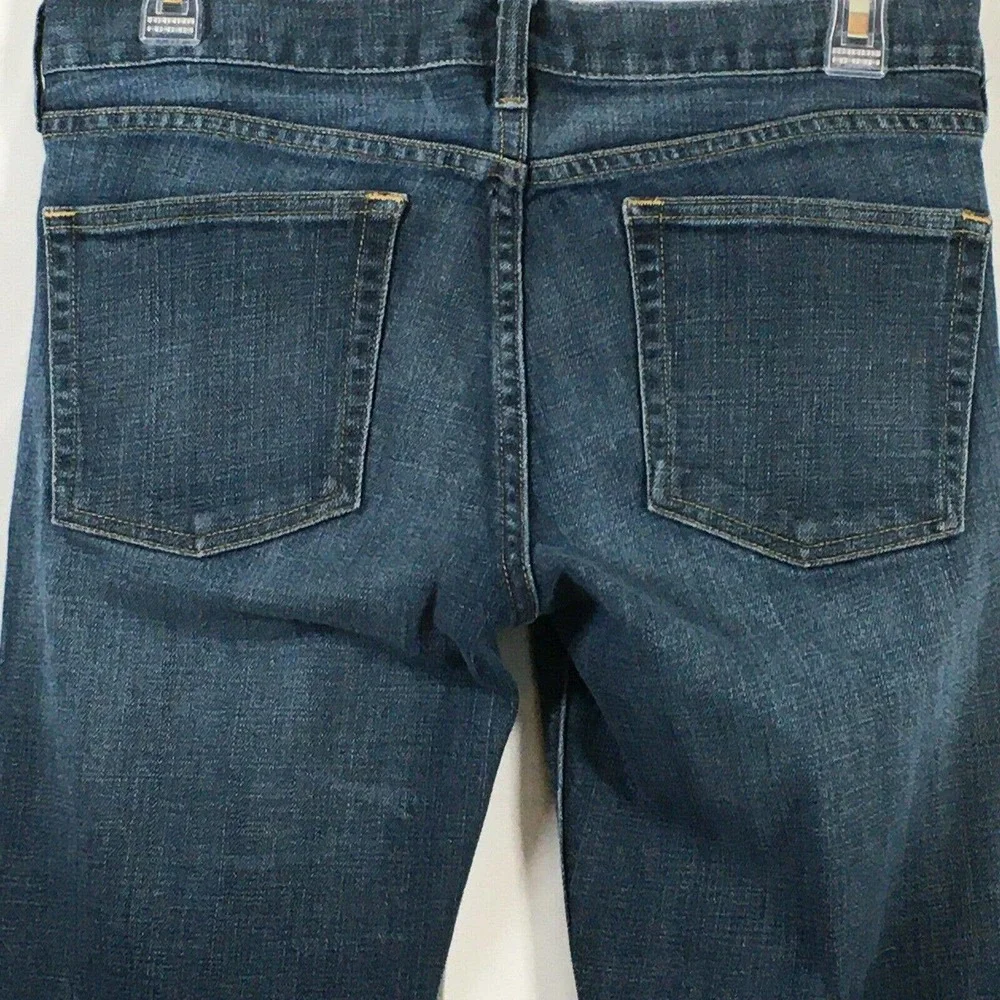 J. Crew Jeans Womens‎ Sz 27S Short Matchstick Medium Wash Straight Leg Stretch